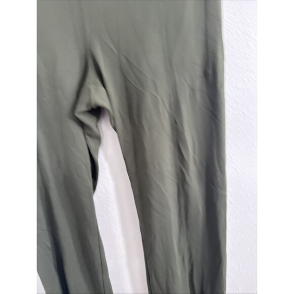 Athleta‎ Pants Womens M Petite Olive Delancey Straight Leg High Rise - Picture 3 of 13